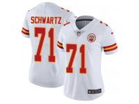 Women's Limited Mitchell Schwartz #71 Nike White Road Jersey - NFL Kansas City Chiefs Vapor Untouchable