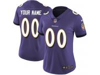 Women's Limited Nike Purple Home Jersey - NFL Baltimore Ravens Customized Vapor Untouchable
