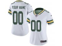 Women's Limited Nike White Road Jersey - NFL Green Bay Packers Customized Vapor Untouchable