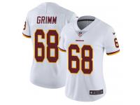 Women's Limited Russ Grimm #68 Nike White Road Jersey - NFL Washington Redskins Vapor Untouchable