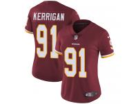 Women's Limited Ryan Kerrigan #91 Nike Burgundy Red Home Jersey - NFL Washington Redskins Vapor