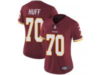 Women's Limited Sam Huff #70 Nike Burgundy Red Home Jersey - NFL Washington Redskins Vapor