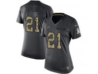 Women's Limited Sean Taylor #21 Nike Black Jersey - NFL Washington Redskins 2016 Salute to Service