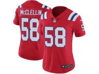 Women's Limited Shea McClellin #58 Nike Red Alternate Jersey - NFL New England Patriots Vapor Untouchable