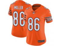 Women's Limited Zach Miller #86 Nike Orange Jersey - NFL Chicago Bears Rush