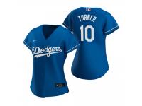 Women's Los Angeles Dodgers Justin Turner Nike Royal 2020 Alternate Jersey