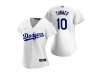 Women's Los Angeles Dodgers Justin Turner Nike White 2020 Home Jersey