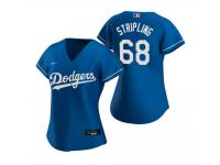 Women's Los Angeles Dodgers Ross Stripling Nike Royal 2020 Alternate Jersey