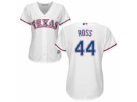 Women's Majestic Texas Rangers #44 Tyson Ross White Home Cool Base MLB Jersey