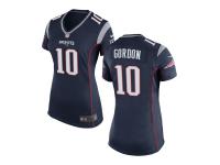 Women's New England Patriots Nike Navy Blue #10 Josh Gordon Game Jersey