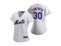 Women's New York Mets Michael Conforto Nike White 2020 Home Jersey