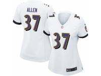 Women's Nike Baltimore Ravens #37 Javorius Allen Game White NFL Jersey