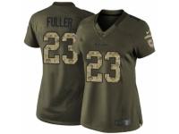Women's Nike Chicago Bears #23 Kyle Fuller Limited Green Salute to Service NFL Jersey