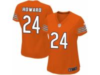 Women's Nike Chicago Bears #24 Jordan Howard Limited Orange Alternate NFL Jersey