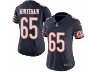 Women's Nike Chicago Bears #65 Cody Whitehair Limited Navy Blue Rush NFL Jersey