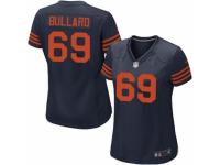 Women's Nike Chicago Bears #69 Jonathan Bullard Game Navy Blue 1940s Throwback Alternate NFL Jersey