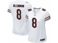 Women's Nike Chicago Bears #8 Mike Glennon Game White NFL Jersey