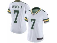 Women's Nike Green Bay Packers #7 Brett Hundley Limited White Rush NFL Jersey