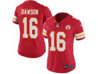 Women's Nike Kansas City Chiefs #16 Len Dawson Limited Red Rush NFL Jersey