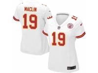Women's Nike Kansas City Chiefs #19 Jeremy Maclin Game White NFL Jersey