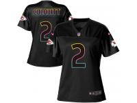 Women's Nike Kansas City Chiefs #2 Dustin Colquitt Game Black Fashion NFL Jersey