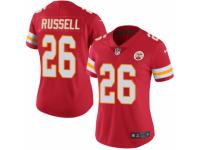 Women's Nike Kansas City Chiefs #26 KeiVarae Russell Limited Red Rush NFL Jersey