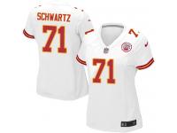 Women's Nike Kansas City Chiefs #71 Mitchell Schwartz Game White NFL Jersey
