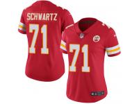 Women's Nike Kansas City Chiefs #71 Mitchell Schwartz Limited Red Rush NFL Jersey