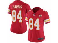 Women's Nike Kansas City Chiefs #84 Demetrius Harris Limited Red Rush NFL Jersey