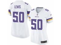 Women's Nike Minnesota Vikings #50 Travis Lewis Game White NFL Jersey