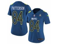 Women's Nike Minnesota Vikings #84 Cordarrelle Patterson Limited Blue 2017 Pro Bowl NFL Jersey