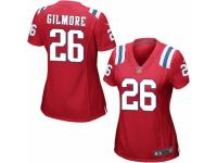 Women's Nike New England Patriots #26 Stephon Gilmore Game Red Alternate NFL Jersey
