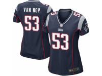 Women's Nike New England Patriots #53 Kyle Van Noy Game Navy Blue Team Color NFL Jersey