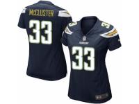 Women's Nike San Diego Chargers #33 Dexter McCluster Game Navy Blue Team Color NFL Jersey