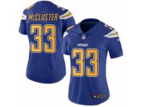 Women's Nike San Diego Chargers #33 Dexter McCluster Limited Electric Blue Rush NFL Jersey