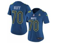 Women's Nike Washington Redskins #70 Sam Huff Limited Blue 2017 Pro Bowl NFL Jersey