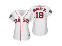 Women's Red Sox 2018 World Series Majestic White Jackie Bradley Jr. Cool Base Jersey