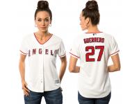Women's Vladimir Guerrero Los Angeles Angels Home Cool Base Jersey by Majestic