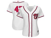 Women's Washington Nationals Majestic White 2018 Jackie Robinson Day Official Cool Base Jersey