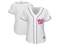 Women's Washington Nationals Majestic White Mother's Day Cool Base Replica Team Jersey