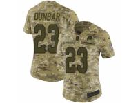 Women's Washington Redskins #23 Quinton Dunbar Limited Camo 2018 Salute to Service Football Jersey