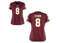 Women's Washington Redskins #8 Case Keenum Nike Burgundy Game Jersey