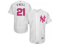 Yankees #21 Paul O'Neill White Strip Flexbase Authentic Collection 2016 Mother Day Stitched Baseball Jersey