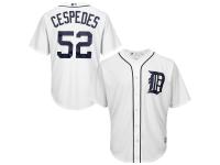 Yoenis Cespedes Detroit Tigers Majestic 2015 Cool Base Player Jersey - White