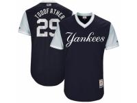 Youth 2017 Little League World Series New York Yankees #29 Todd Frazier Toddfather Navy Jersey