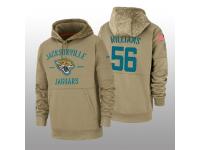 Youth 2019 Salute to Service Quincy Williams Jaguars Tan Sideline Therma Hoodie Jacksonville Jaguars