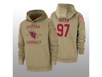 Youth 2019 Salute to Service Zach Allen Cardinals Tan Sideline Therma Hoodie Arizona Cardinals