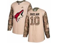 Youth Adidas Arizona Coyotes #10 Anthony Duclair Camo Veterans Day Practice NHL Jersey