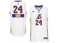 Youth Adidas Los Angeles Lakers #24 Kobe Bryant Swingman White 2014-15 Christmas Day NBA Jersey