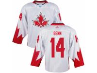 Youth Adidas Team Canada #14 Jamie Benn Premier White Home 2016 World Cup Ice Hockey Jersey